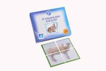 Pİ TAMAMLAMA KARTLARI (4 PARÇALI)