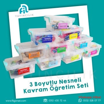 3 BOYUTLU NESNELİ KAVRAM ÖĞRETİM SETİ