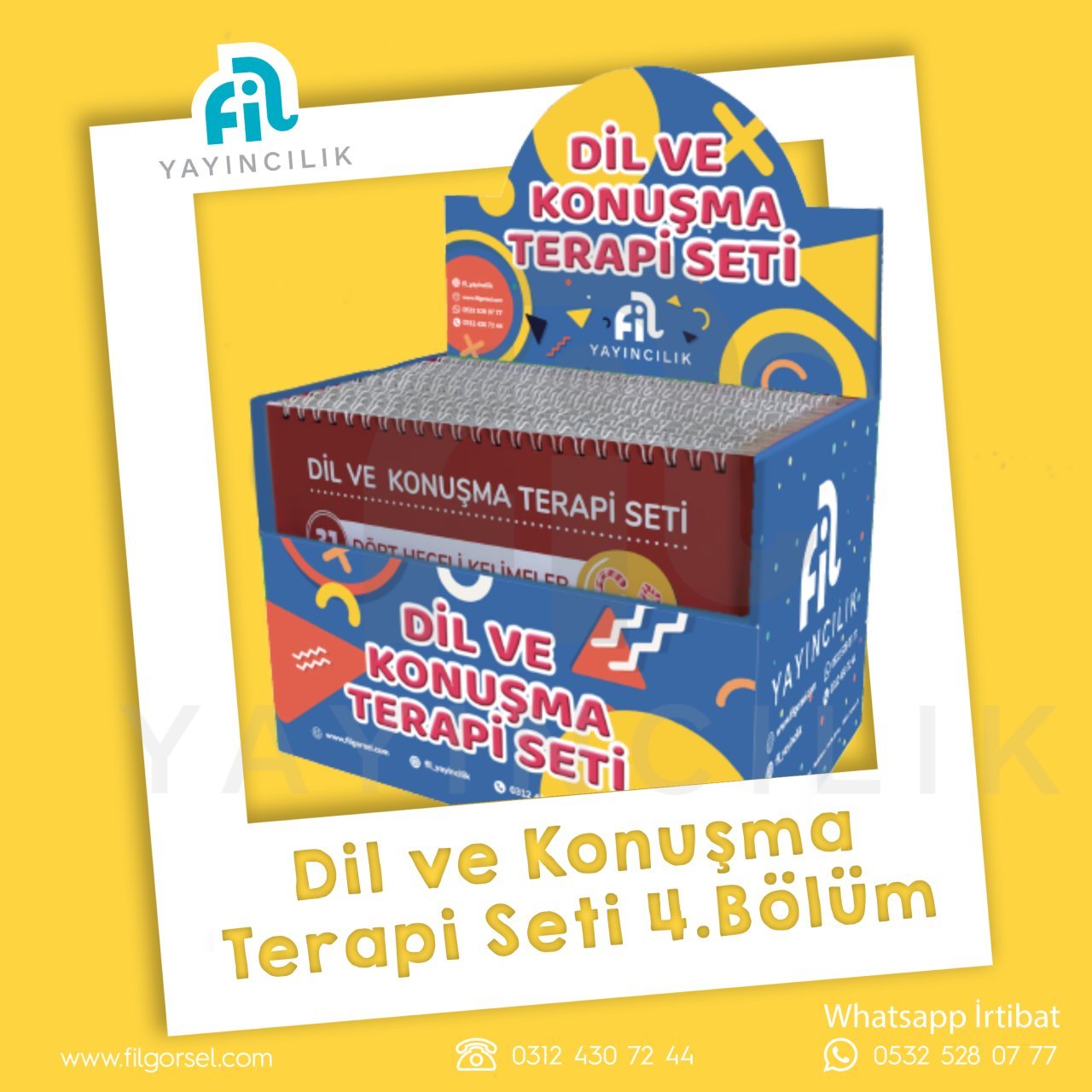 DİL VE KONUŞMA TERAPİSİ SETİ (4.BÖLÜM)