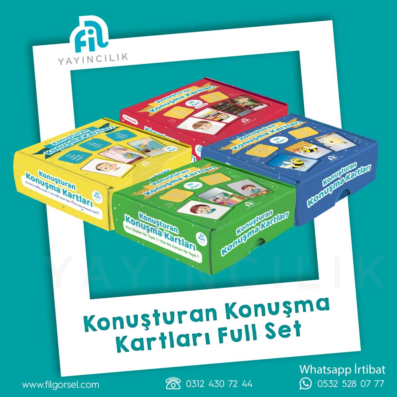 KONUŞTURAN KONUŞMA KARTLARI  (4 KUTU)
