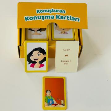 KONUŞTURAN KONUŞMA KARTLARI- NEREYE KOYDU? NASIL YAPTI ? NEREDEN ALDI ?